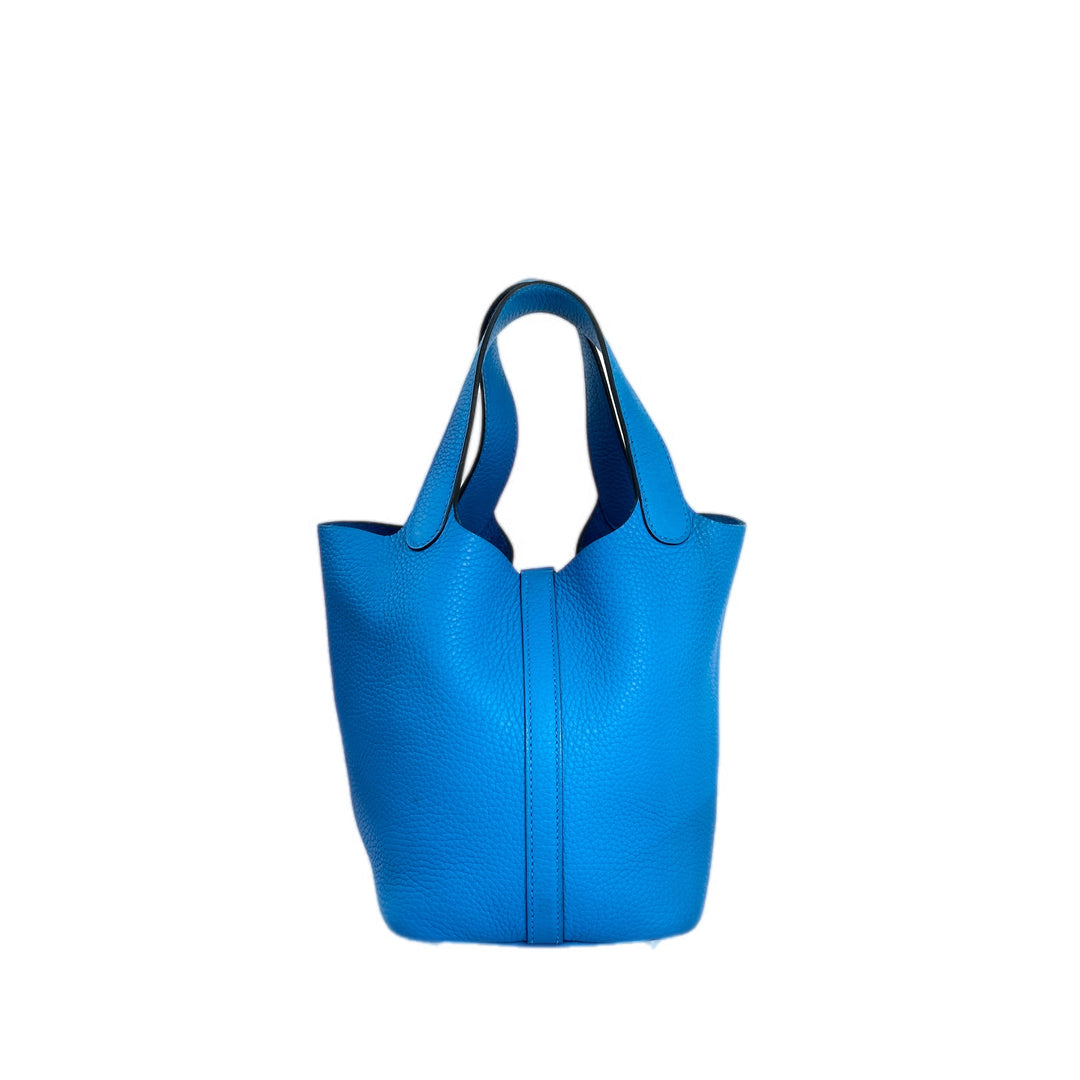 Hermes Picotin Blue 18cm Bag