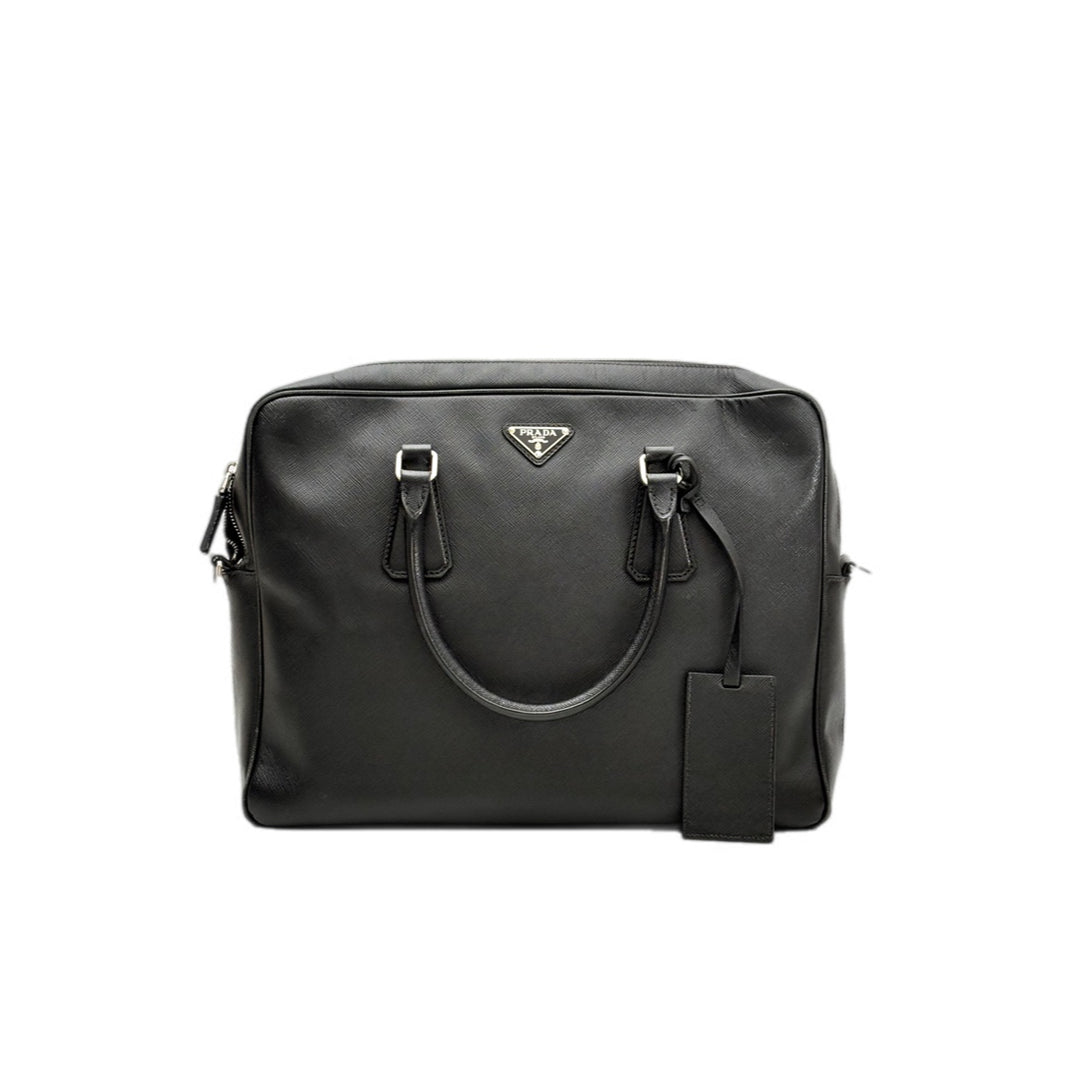 Prada Saffiano Men’s Crossbody Handbag Black