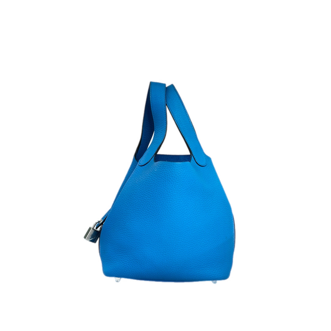 Hermes Picotin Blue 18cm Bag