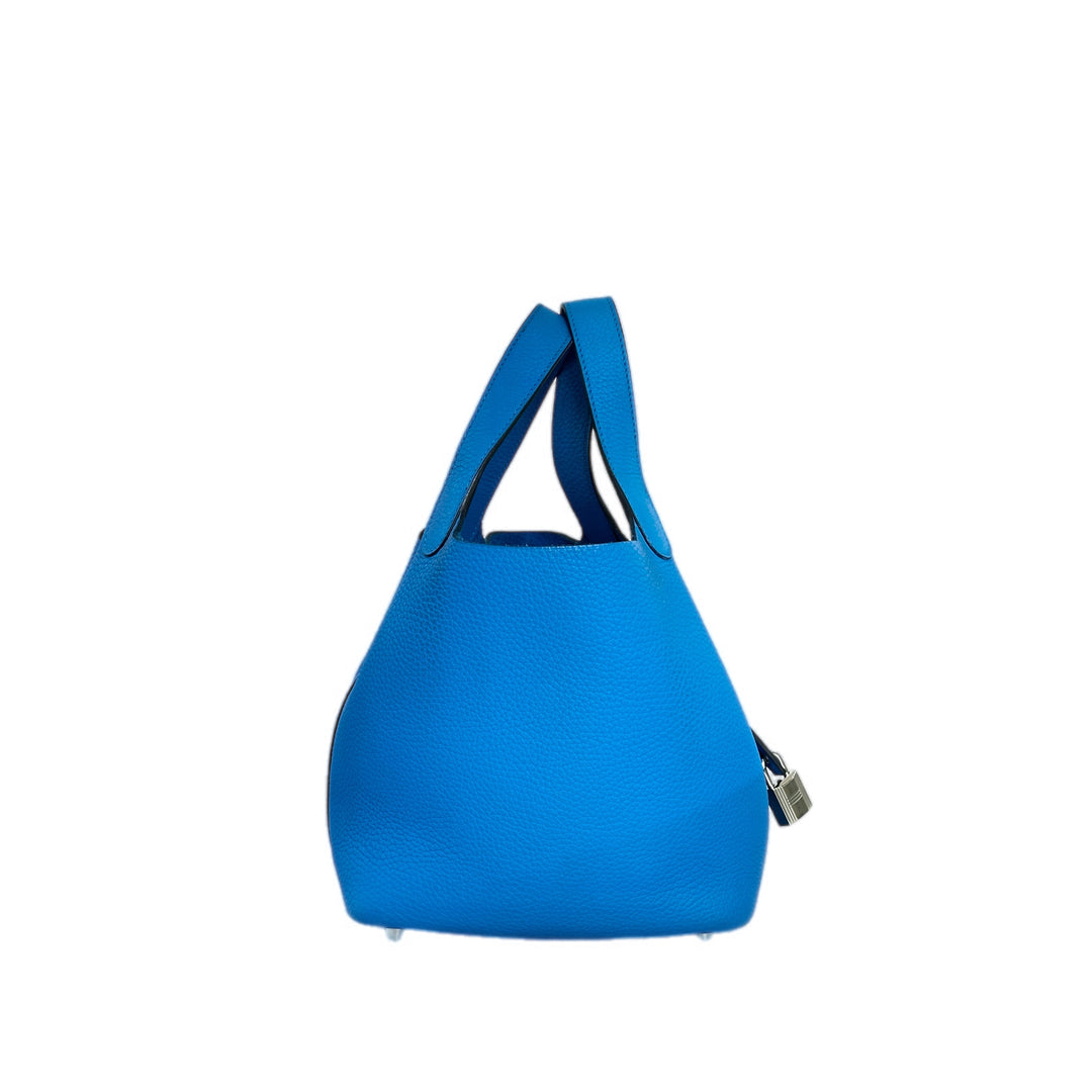 Hermes Picotin Blue 18cm Bag