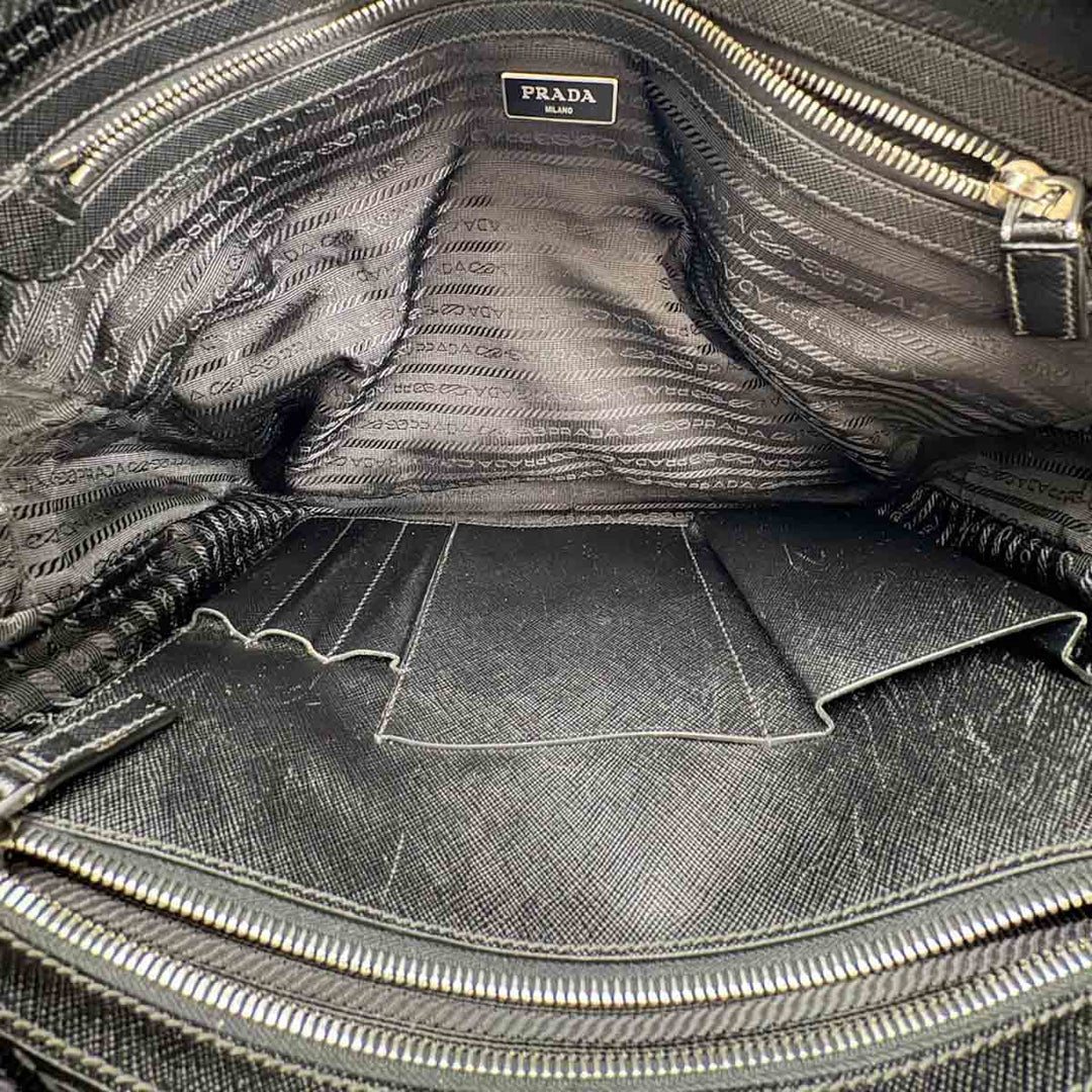 Prada Saffiano Men’s Crossbody Handbag Black