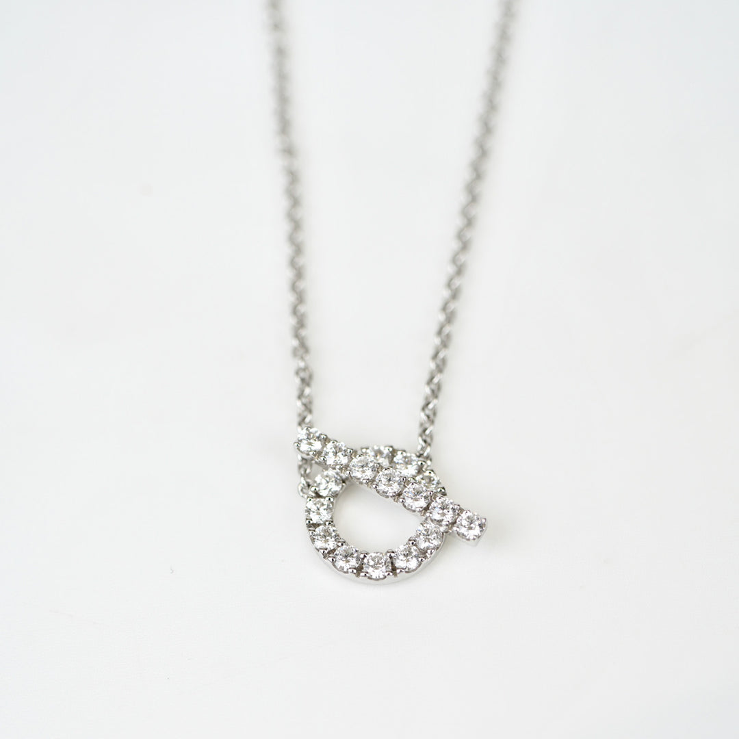 Hermes Finesse Necklace White Gold