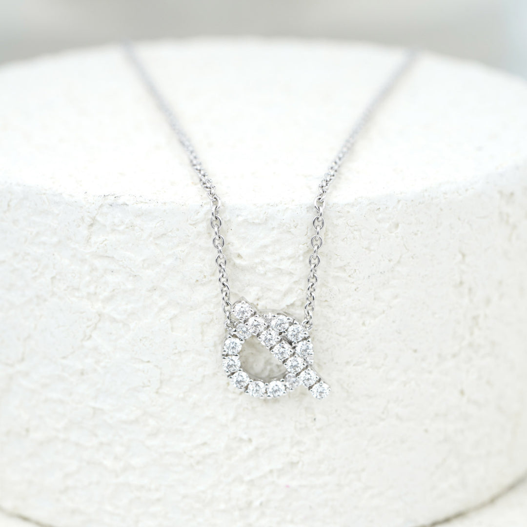 Hermes Finesse Necklace White Gold