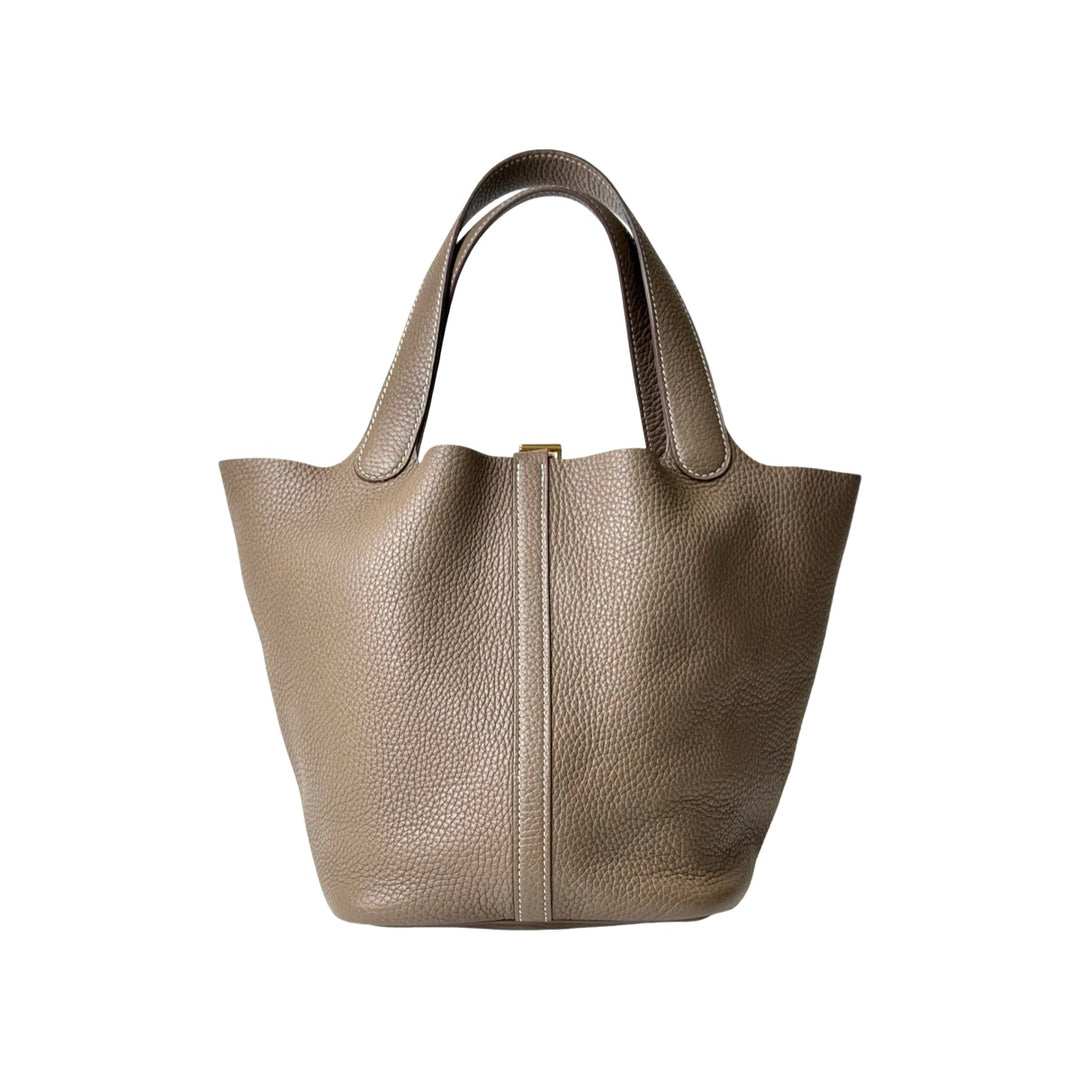 Hermes Picotin 22 Etoupe Bag No key