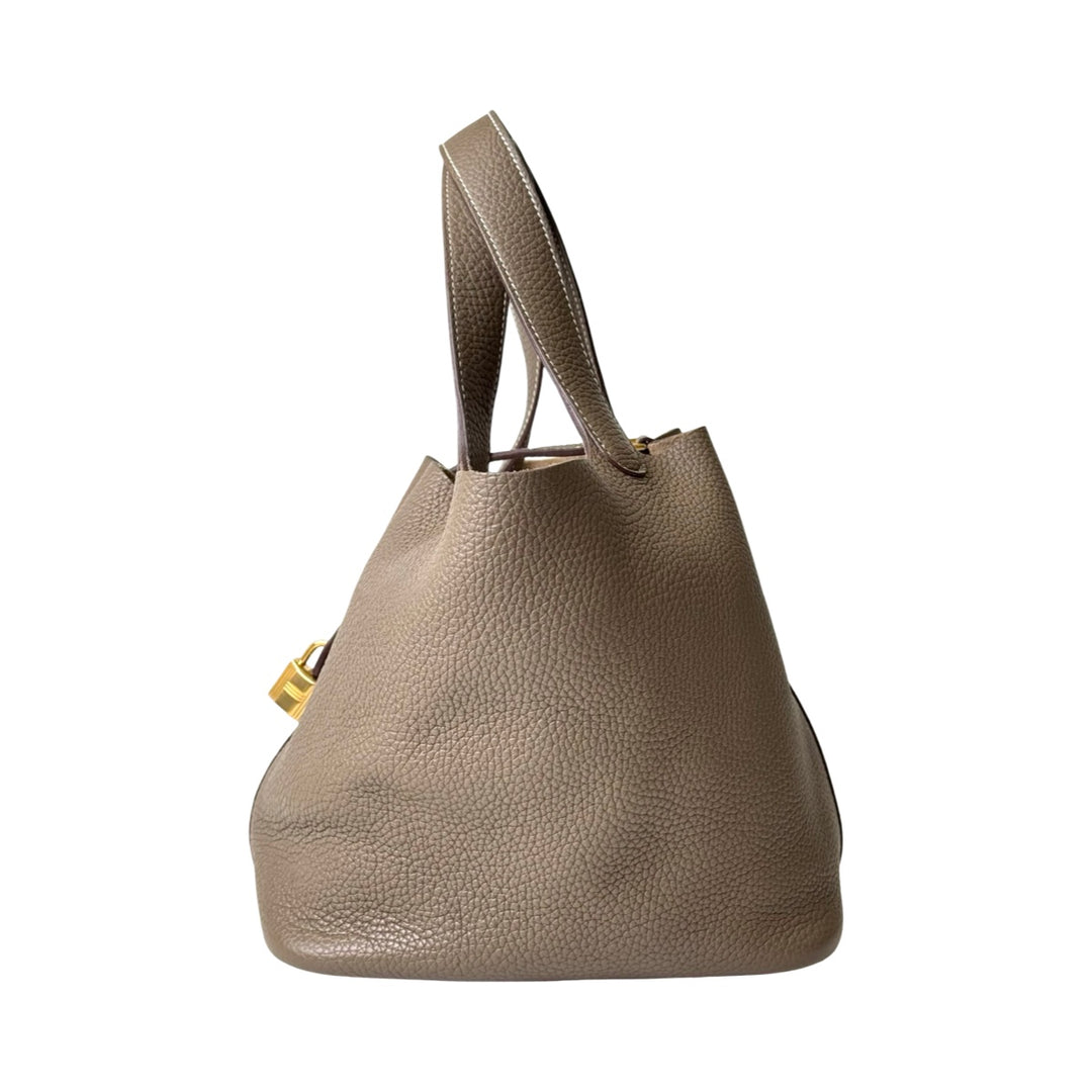 Hermes Picotin 22 Etoupe Bag No key