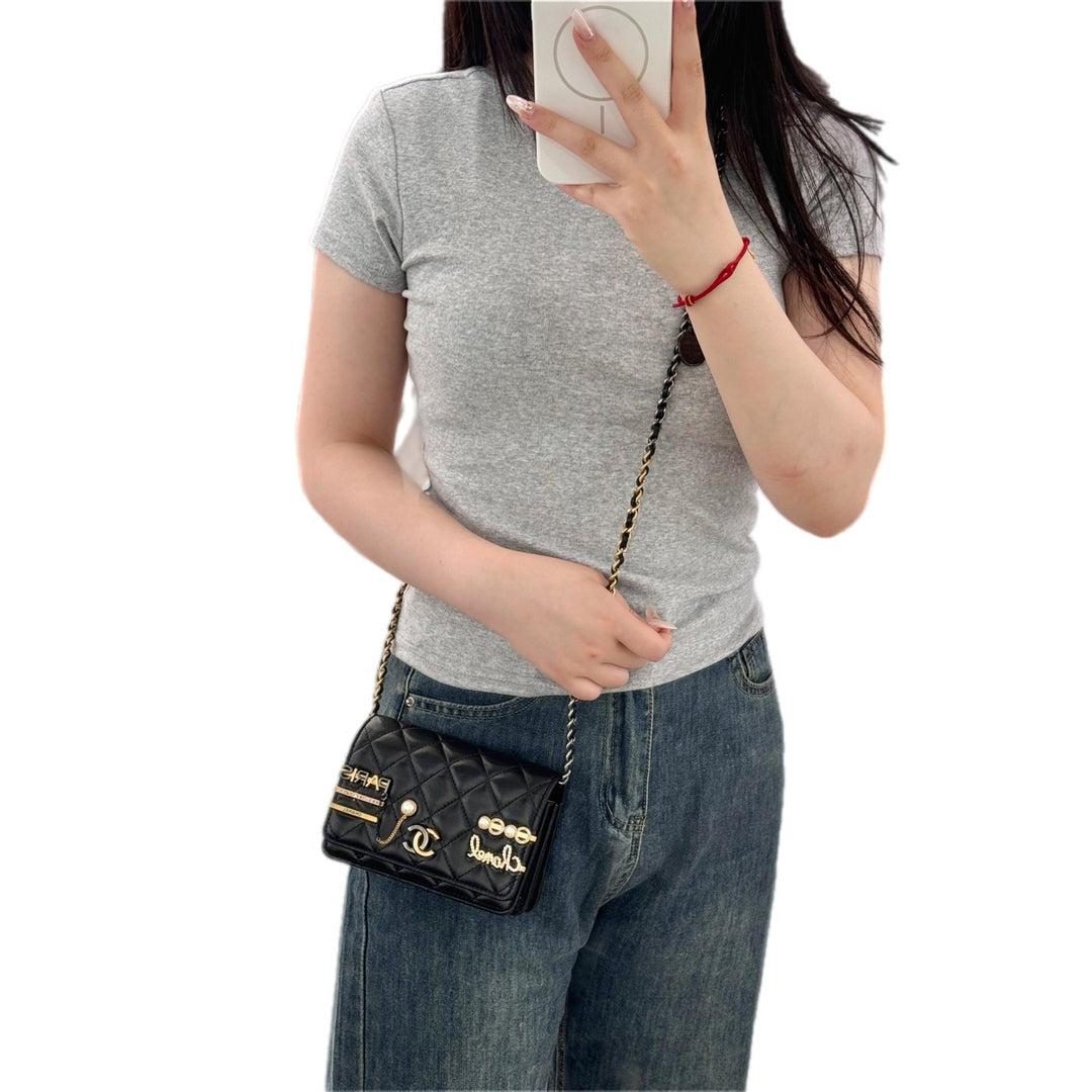 Chanel Classic Flap Mini Coco Charm WOC Bag