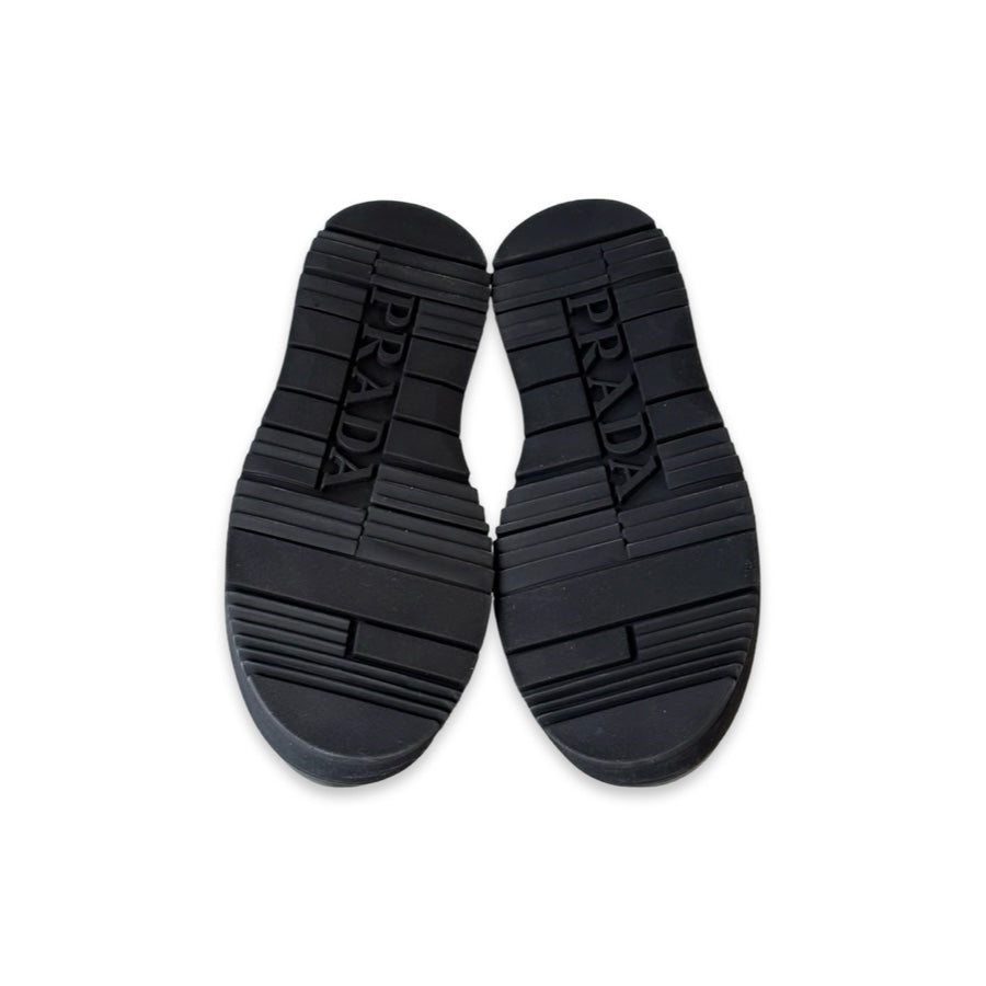 Prada Black Patent Leather Oxford Shoes #37