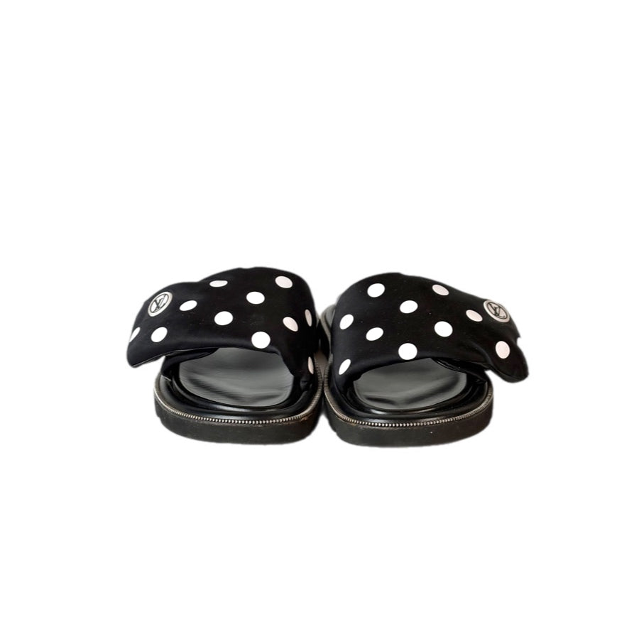 Louis Vuitton Pool Pillow Slippers Shoes Black 37#