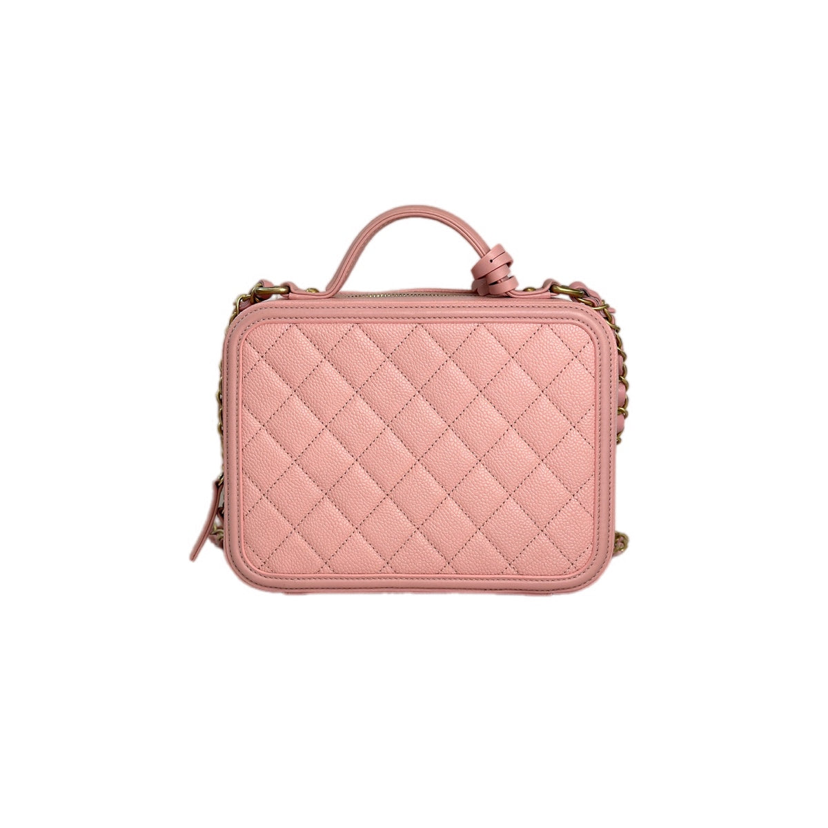 Chanel Vanity Box Camera Bag Pink Caviar