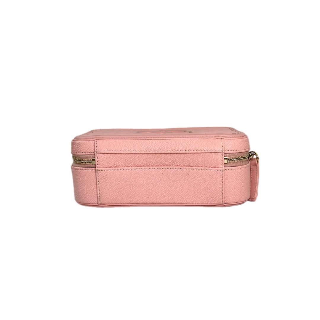 Chanel Vanity Box Camera Bag Pink Caviar