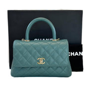 Chanel Small Green Coco Handle Bag - Jiaxyk