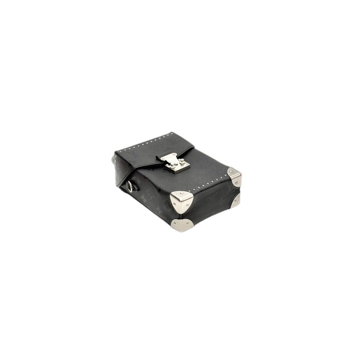 Louis Vuitton Vertical Black Box Chain Bags