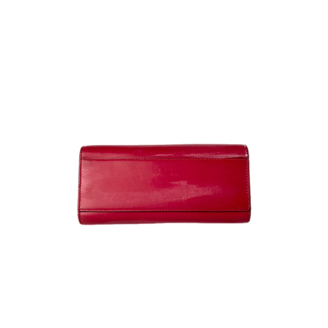 Gucci Small Nymphaea Bamboo Handtasche Bag Red Calfskin