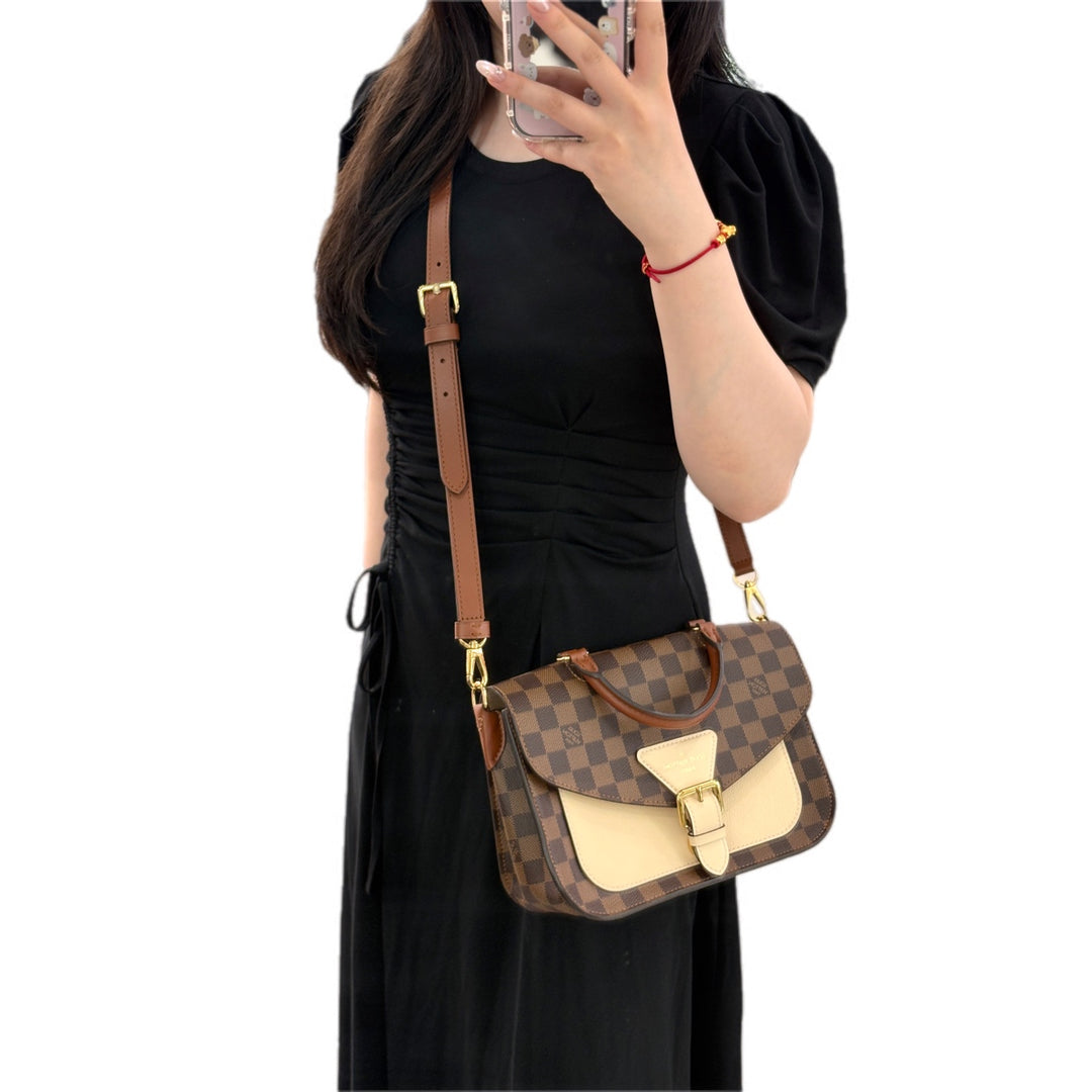 Louis Vuitton Beaumarchais Damier Ebene Bag