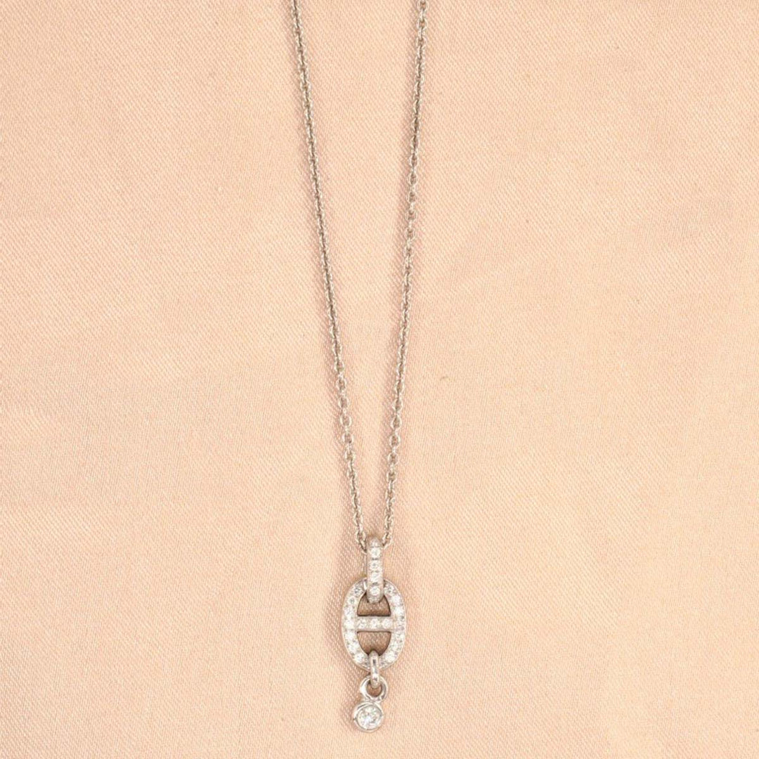 Hermes Jenue d’Ancre Anzenee Diamond Necklace
