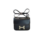 Hermes Mini Black Tadelakt/Lizard Constance Bag - Jiaxyk
