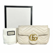 Gucci Marmont Super Mini White Bag