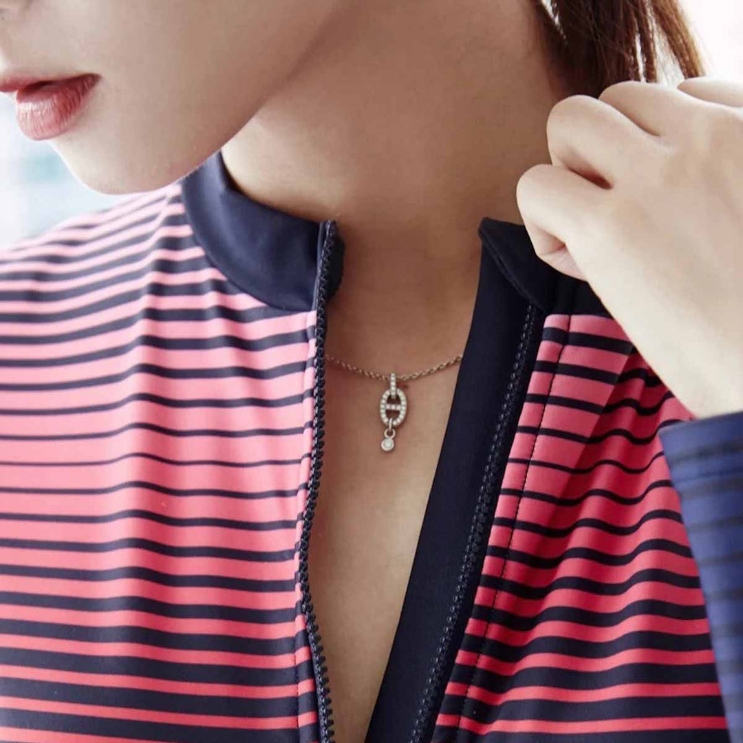 Hermes Jenue d’Ancre Anzenee Diamond Necklace