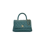 Chanel Small Green Coco Handle Bag - Jiaxyk