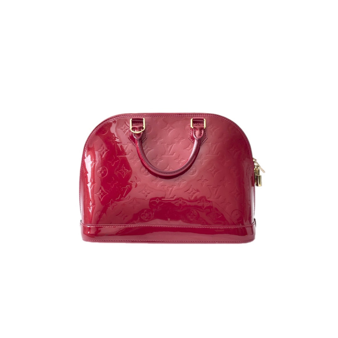 Louis Vuitton Alma Pm Red Bag