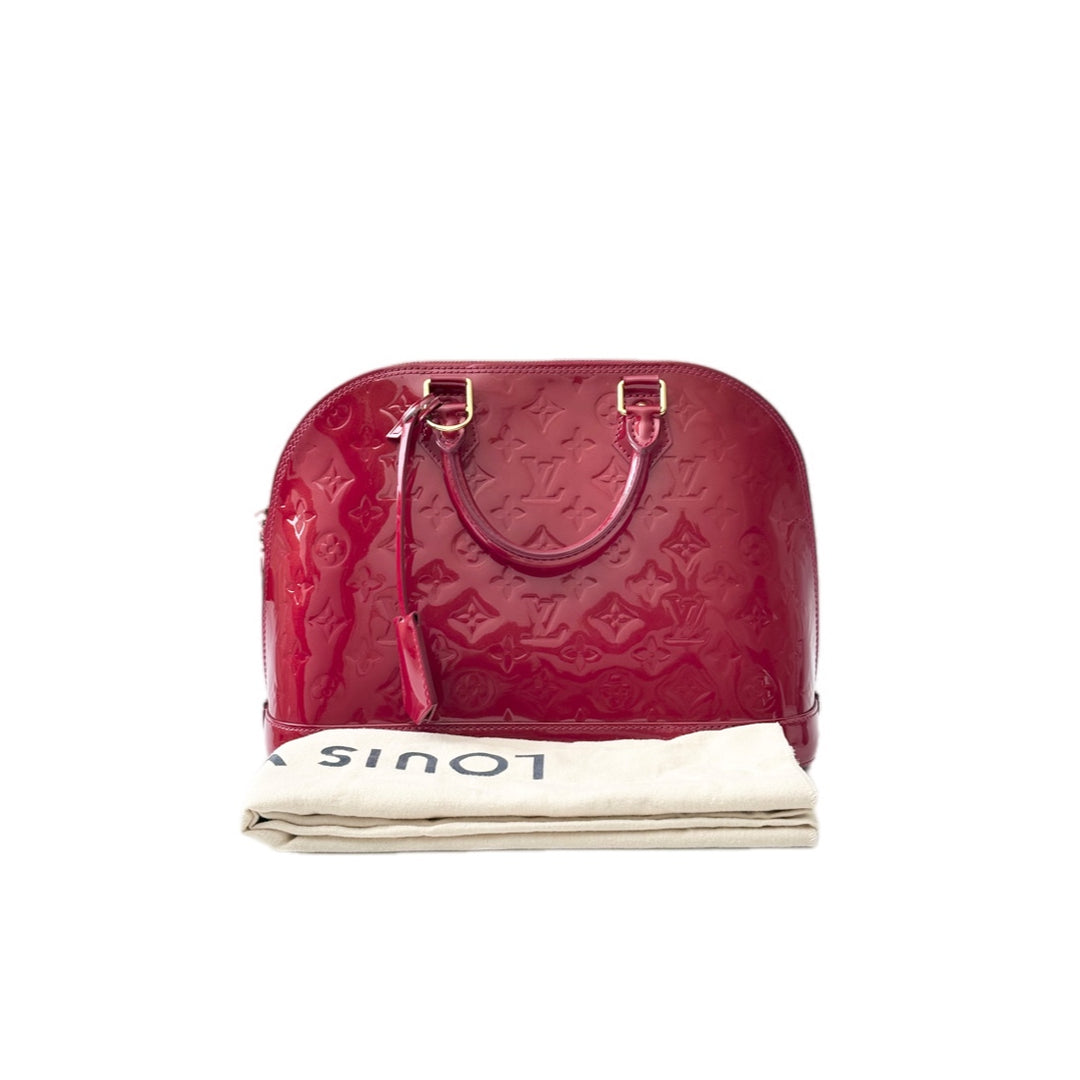 Louis Vuitton Alma Pm Red Bag