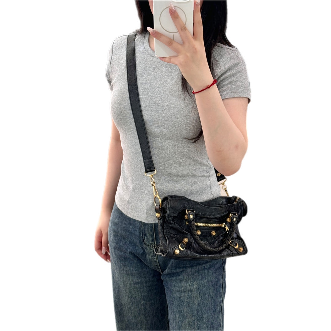 Balenciaga Black Le City Mini Bag