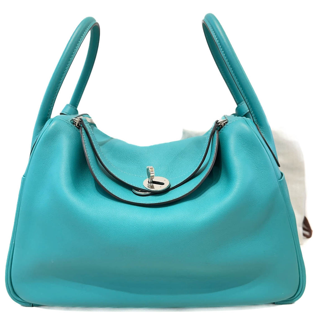 Hermes Lindy 30 Swift Blue Paon