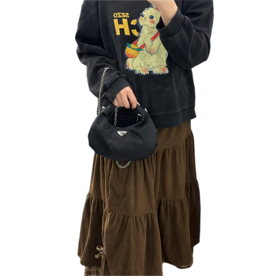 Prada Re-edition Black Tessuto 2006 Bag