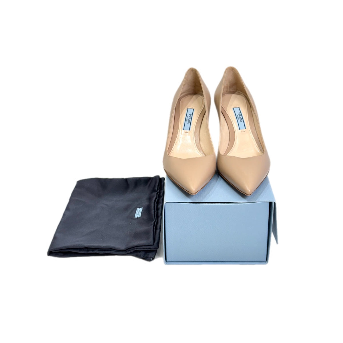 Prada Beige High Heel Shoes #35.5