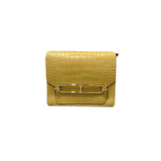 Hermes Roulis 23 Yellow Alligator Leather - Jiaxyk