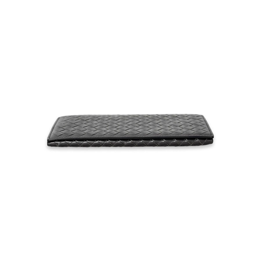 Bottega Veneta Long Wallet Dark Grey