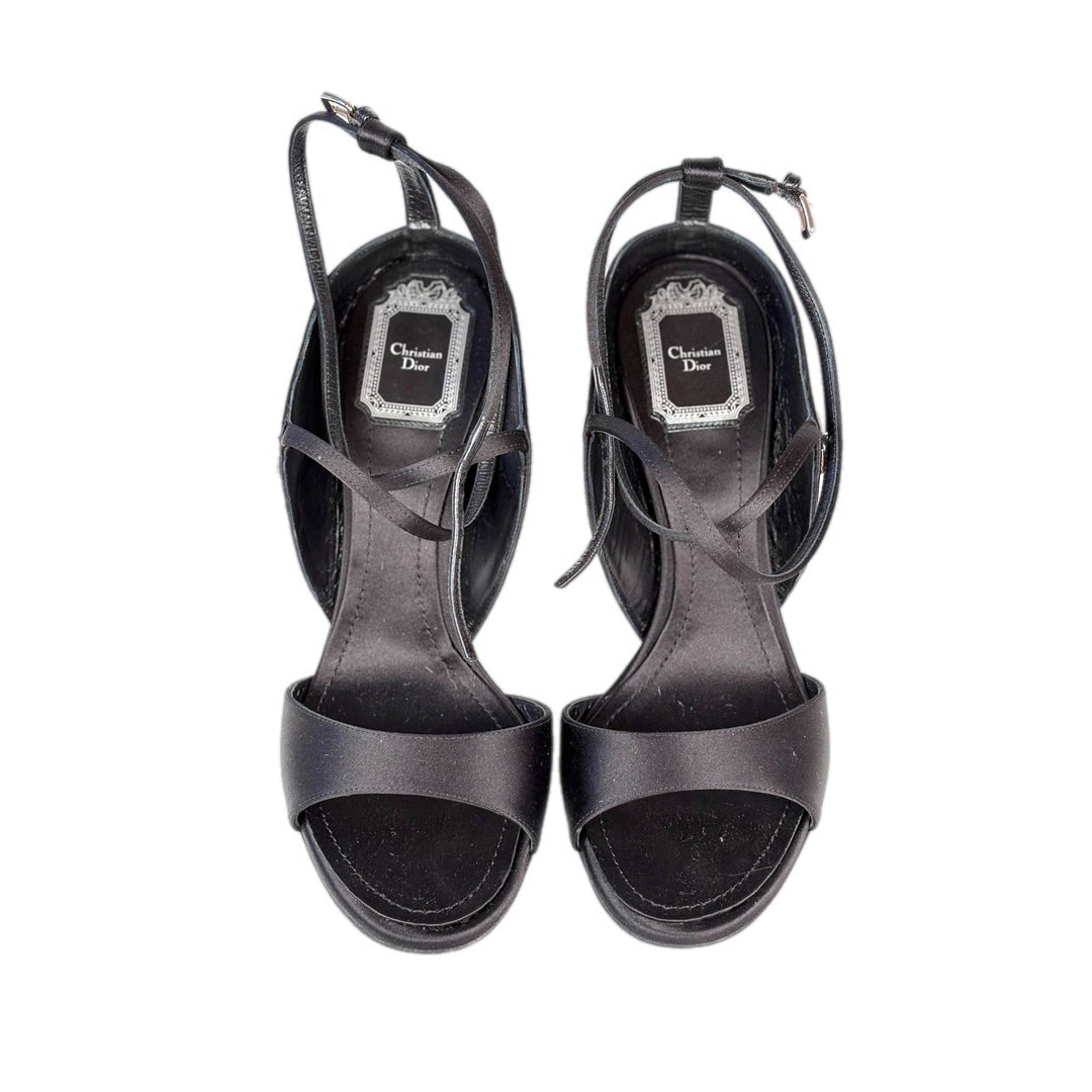 Dior Black High Heel 38D Shoes