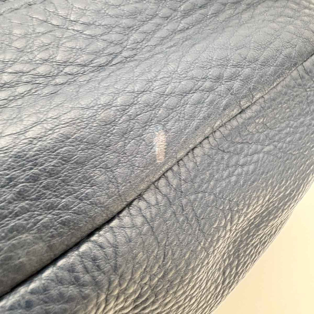 Miumiu Shoulder Bag Blue Calfskin