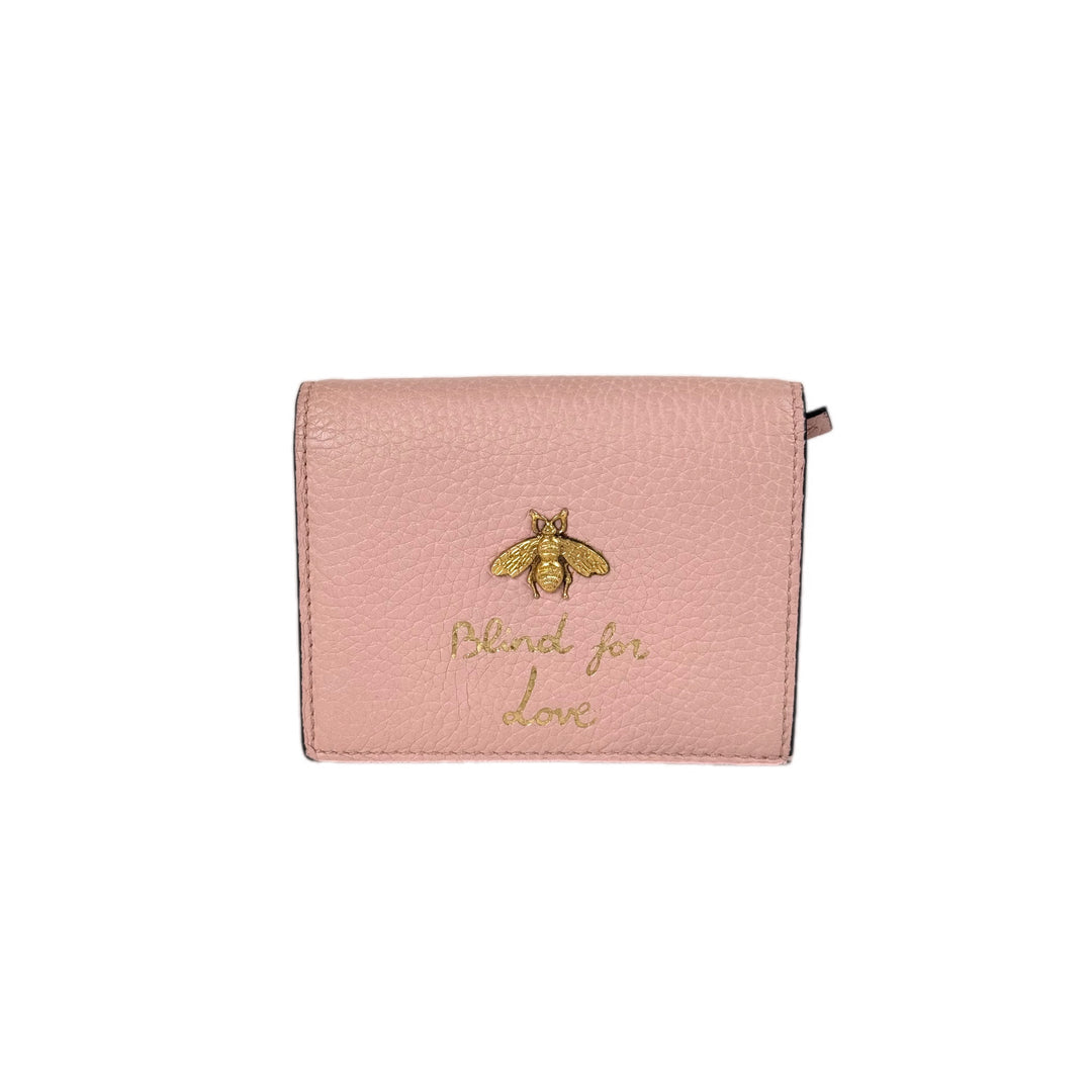 Gucci Pink Bee Small Wallet