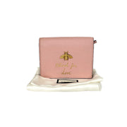 Gucci Pink Bee Small Wallet