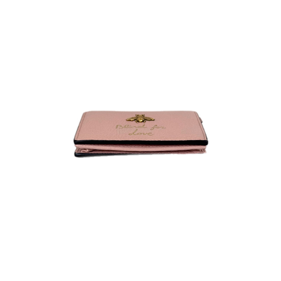 Gucci Pink Bee Small Wallet