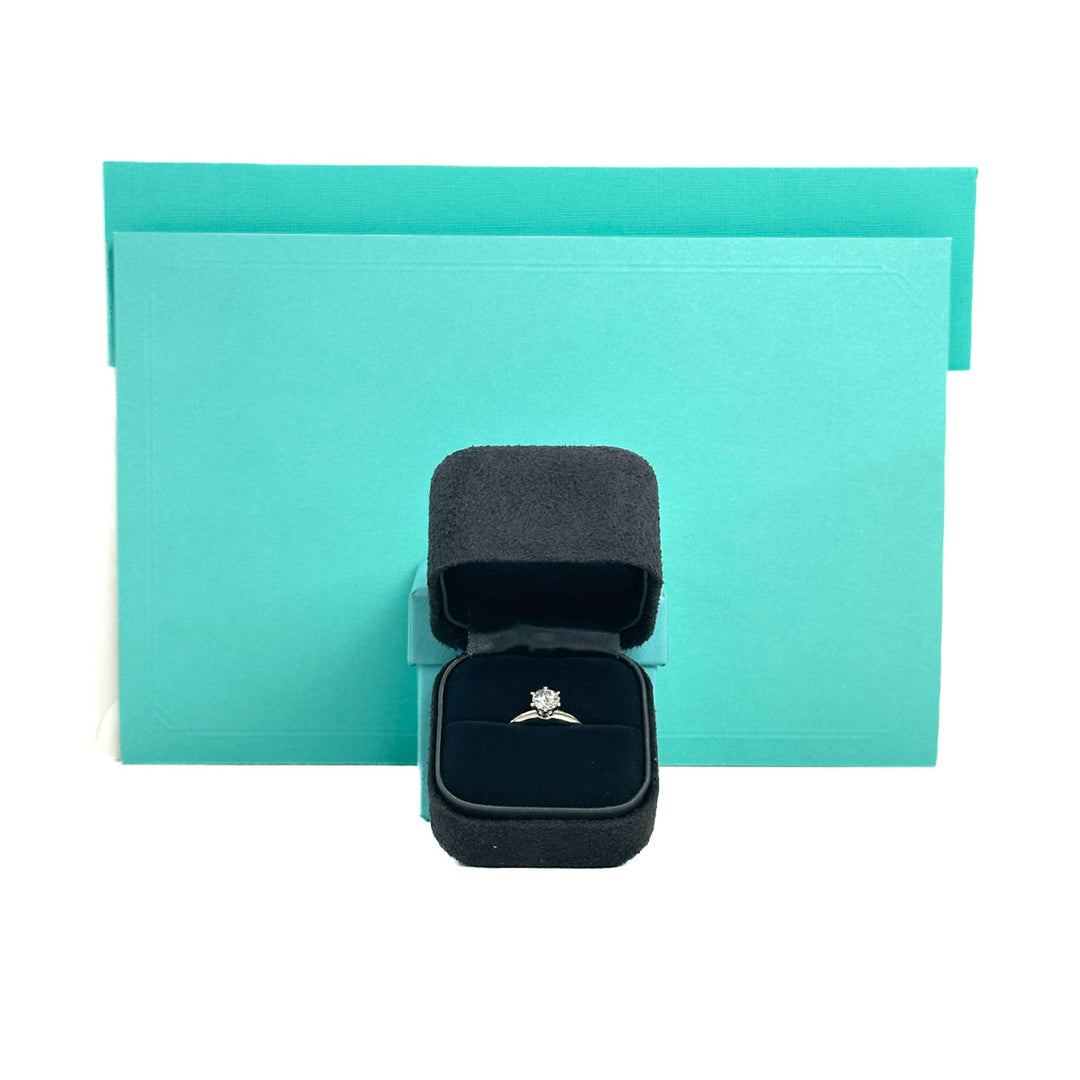 Tiffany Diamond Ring 0.72ct G #49