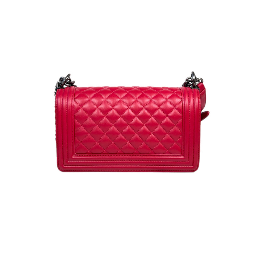 Chanel Leboy  Medium Red Bag