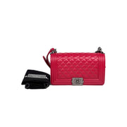 Chanel Leboy  Medium Red Bag