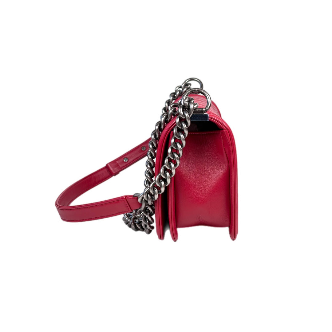 Chanel Leboy  Medium Red Bag
