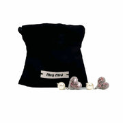 Miumiu Heart Pearl Earring - Jiaxyk