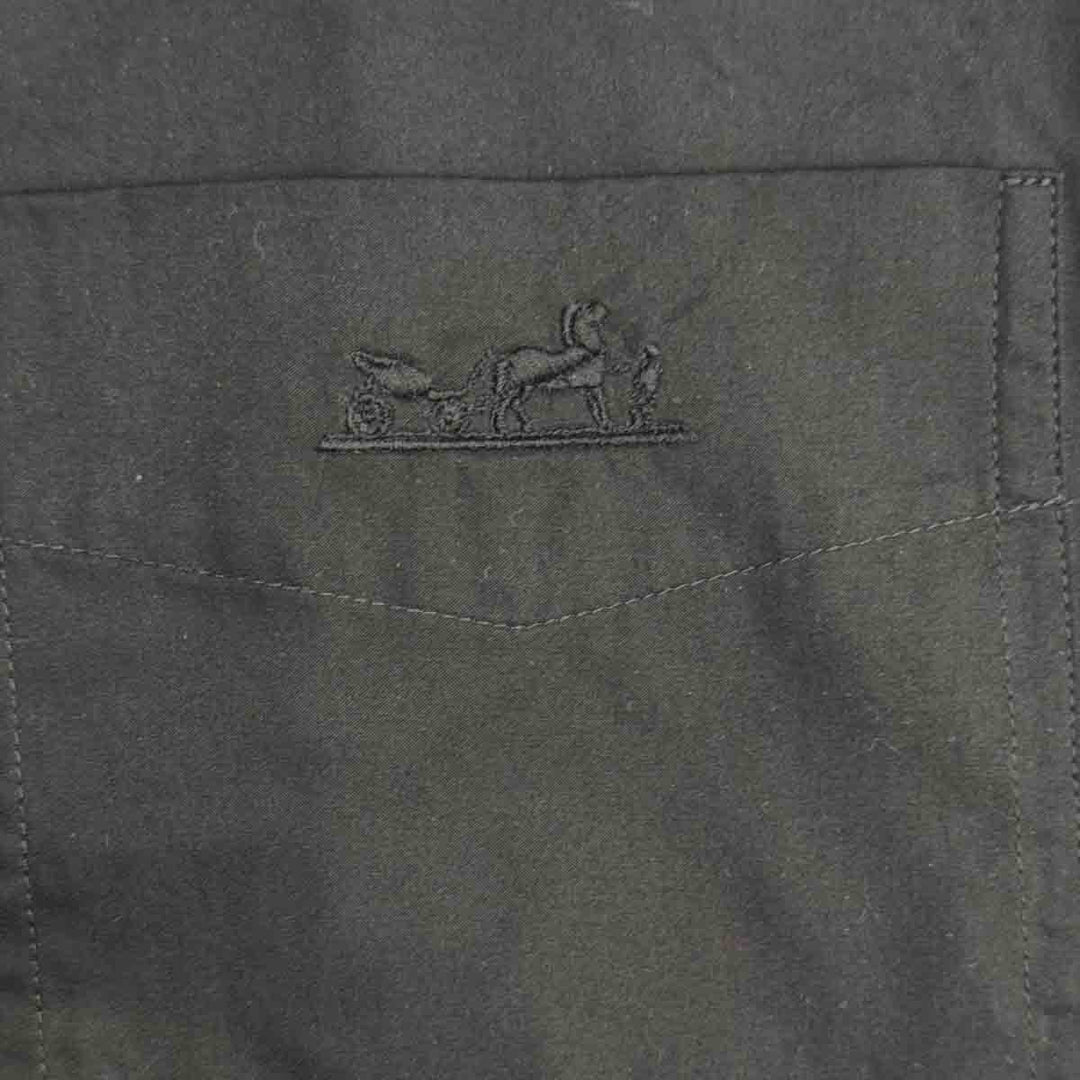 Hermes Robe Inspiration Chemise Noir #40