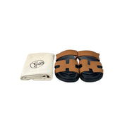 Hermes Gold Chypre Sandal  Shoes #41.5
