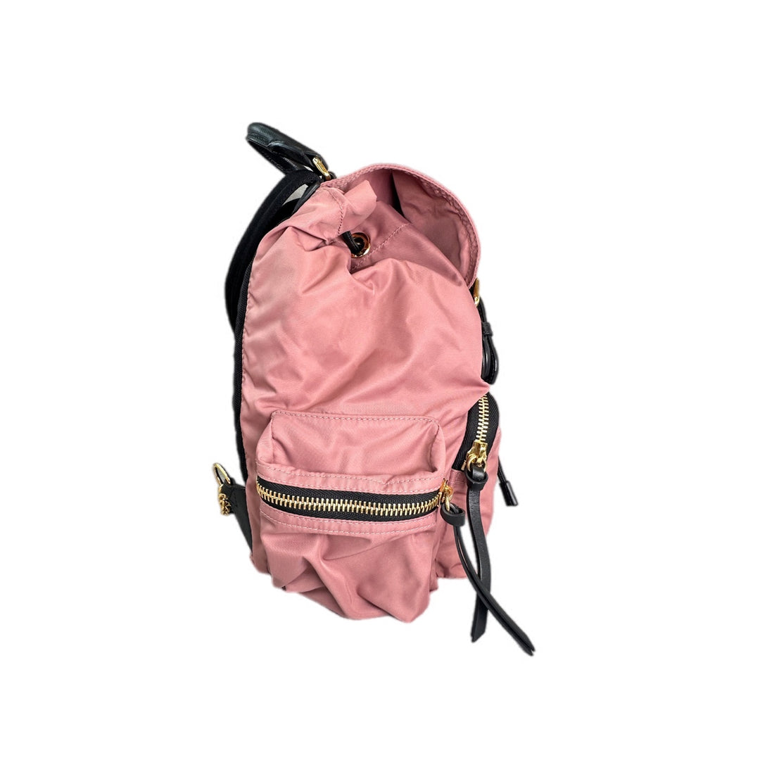 Burberry Pink Nylon Backpack