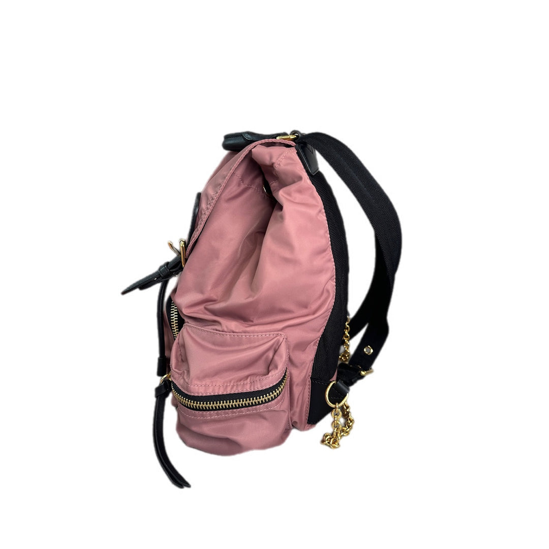Burberry Pink Nylon Backpack
