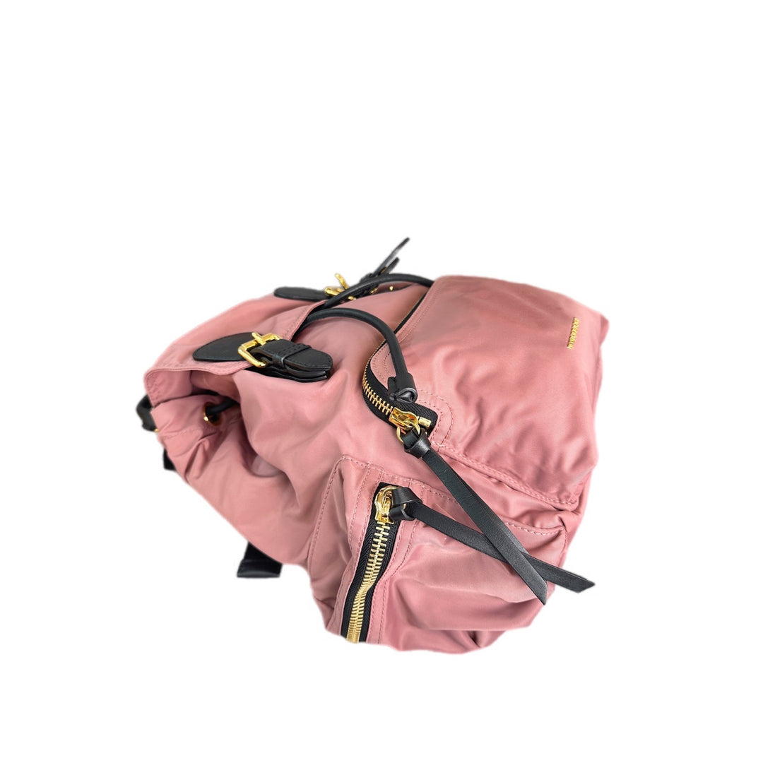 Burberry Pink Nylon Backpack