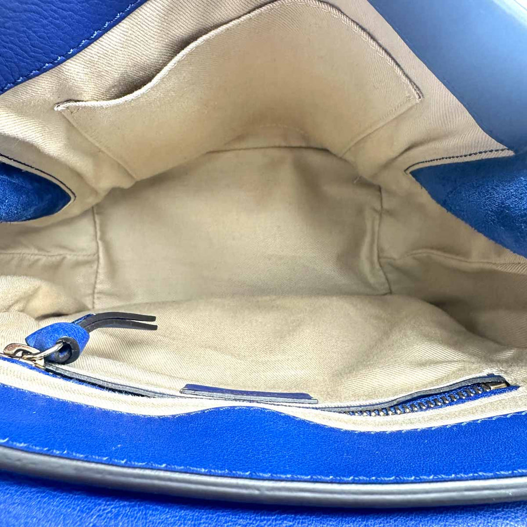 Chloe Blue Backpack Bag