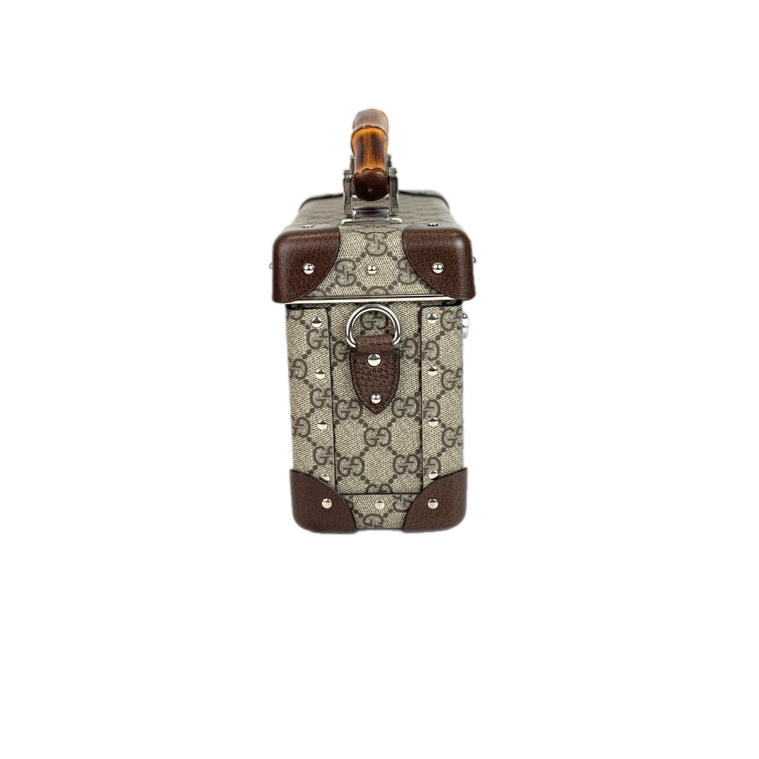 Gucci Bamboo Trotter GG Beauty Case Bag
