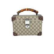 Gucci Bamboo Trotter GG Beauty Case Bag