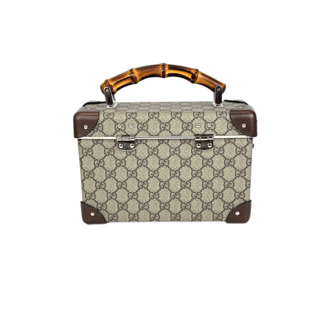 Gucci Bamboo Trotter GG Beauty Case Bag